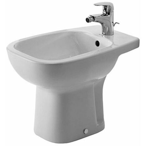 Duravit D-Code - Bidet à poser, blanc alpin 22381000002