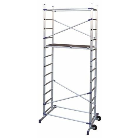 Echafaudage en Aluminium FACAL Haut. de travail 4,36 m - PINNA CLIC