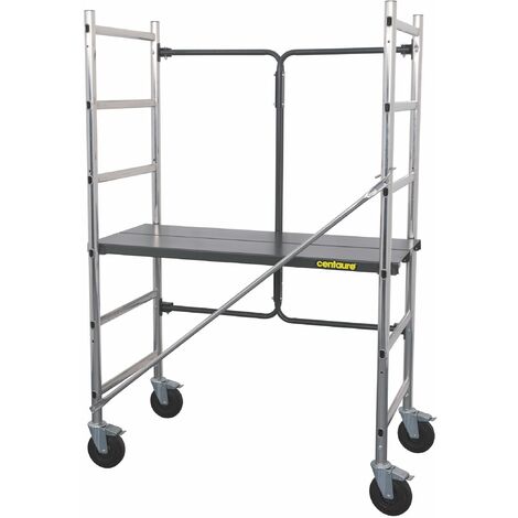 ECHAFAUDAGE ROULANT ET PLIANT CENTAURE TOP3 ALUMINIUM HAUTEUR DE TRAVAIL 3M - 346801