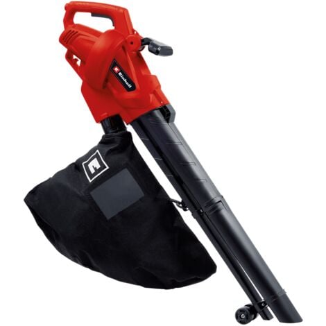 Einhell Aspirateur-souffleur de feuilles GC-EL 3024 E (tube Ø 75 mm, puissance d’aspiration 650 m³/h, fonction broyage (10:1), vitesse de soufflage 240 km/h, 40 L)