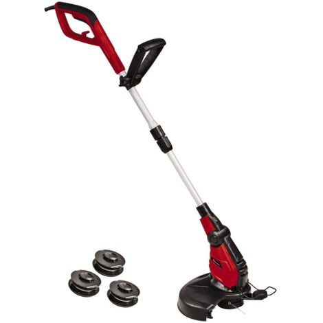 Einhell Coupe-bordures électrique GC-ET 4530 SET (450 W, Longueur du fil 10 m , Etrier de protection, Livré avec 3 bobine de fil)