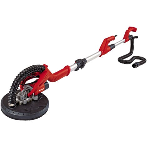 Einhell Ponceuse girafe TC-DW 225 (600 W, Longueur du câble : 400 cm, Manche télescopique en continu jusqu'à 165 cm, Livré en coffret avec 6 disques de ponçage 225 mm)