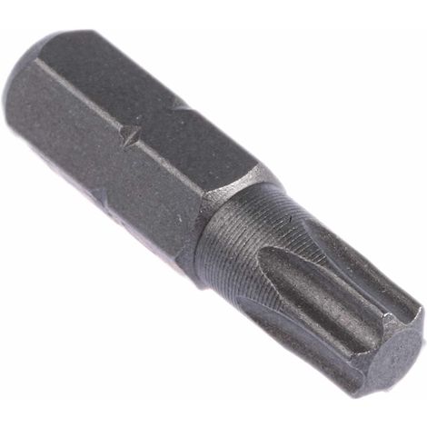 Embout de vissage RS PRO Torx, T30, L. 25 mm, Acier chrome vanadium ( Prix pour 1 )