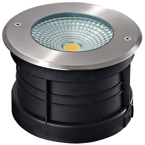 Encastrable de Sol Extérieur HERCULE 20W COB IP67 Température de Couleur: Blanc Chaud 3000K