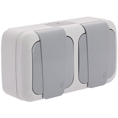 Étanche Double Prise 2P+T gris -SIEMENS -SIEMENS