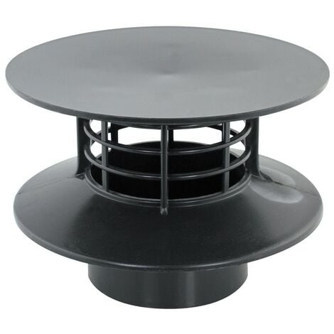 Extracteur statique Ø100 ardoise - Fitt - Ardoise - PVC