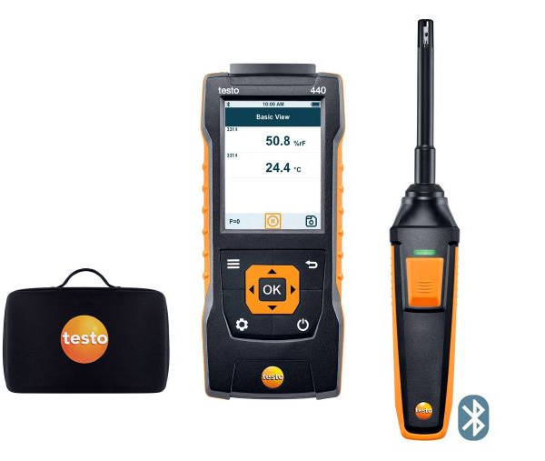 testo 440 Kit d’humidité avec Bluetooth