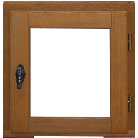 fenêtre Bois 1 Vantail H45 x L40 Tirant Droite Côtes Tableau GD MENUISERIES