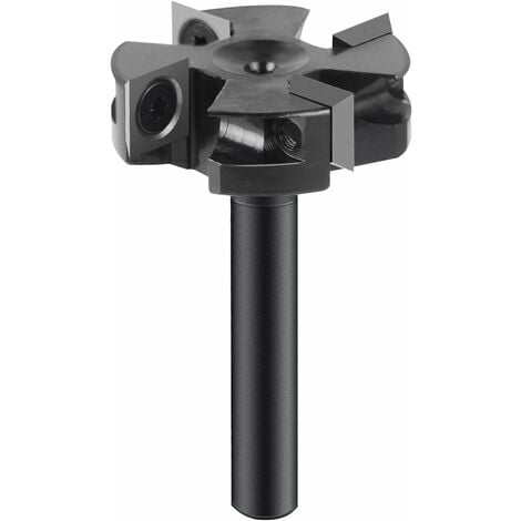 Fraise à défoncer -tige de 8 mm - diamètre de 40 mm - Fraise à Surfacer mèche de rabotage à 4 ailes -ELIAUK