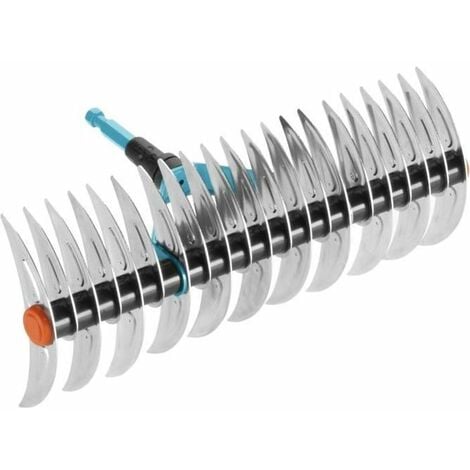GARDENA Rвteau-scarificateur 35cm Combisystem - Lames acier galvanisé pressé– Anti-mousse et émiettage – Garantie 25 ans (3392-20)