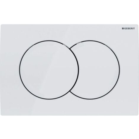 Plaque de commande Delta01, Blanc (115.107.11.1)