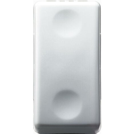 Gewiss GW20510 Interrupteur unipolaire 250V AC NA 10A Neutre 1 Module Système Blanc