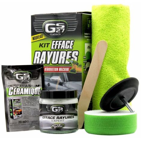 GS27 - Kit efface rayures rénovation machin 100ml - CL162020