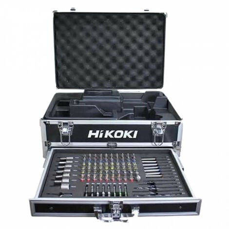 HIKOKI Coffret alu 100 accessoires vissage et percage