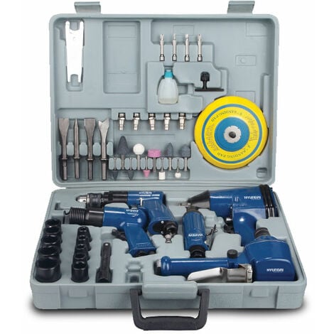 HYUNDAI – Kit 6 outils pneumatique - 48 Accessoires– H48M