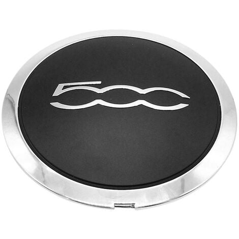 HYY AR Enjoliveur de roue 133mm Fiat 500 Enjoliveur de roue argenté