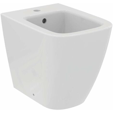 Ideal Standard i.Life S - Bidet à poser, 355x480 mm, avec trop-plein, trou pour robinetterie, blanc T459501