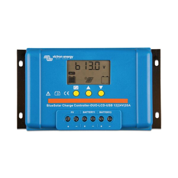 Régulateur de charge solaire BlueSolar PWM DUO-LCD&USB 12-24V-20A