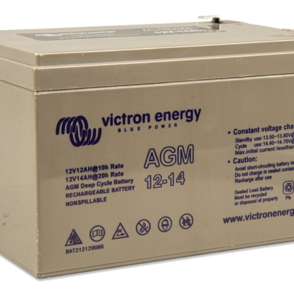 Batterie 12V-14Ah AGM Deep Cycle (Absorbent Glass Mat)