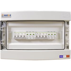 Coffret 1000V 2MPPT de 2 Strings avec paraf. DC + AC 6-9kW (C16) 1 ond TRI