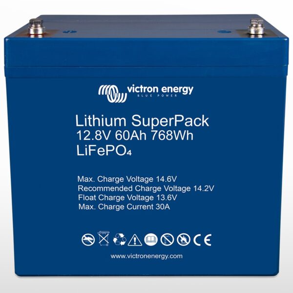 Batterie Lithium SuperPack 12,8V-60Ah (M6);