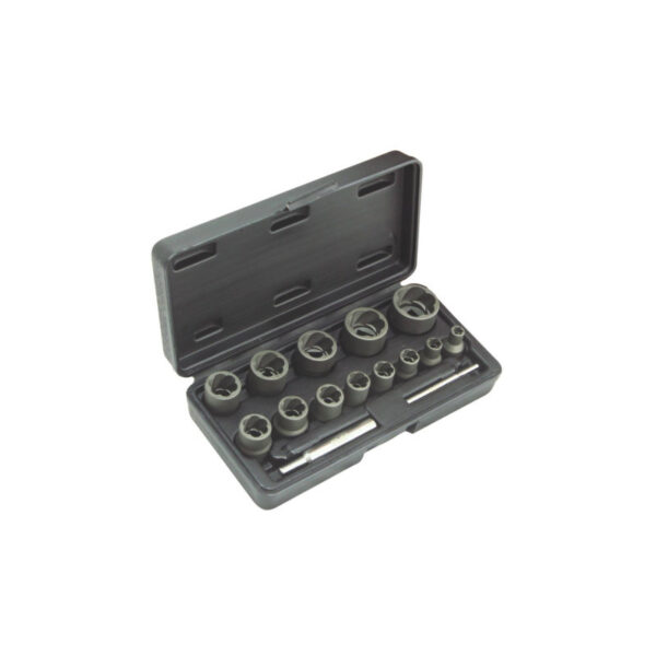 COFFRET DOUILLES CHOCC HELICOÏDALES ECROUS ENDOMMAGES 6-27 MM ( 17 PCS)