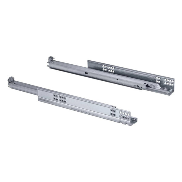 Rail avec supports et amortisseur