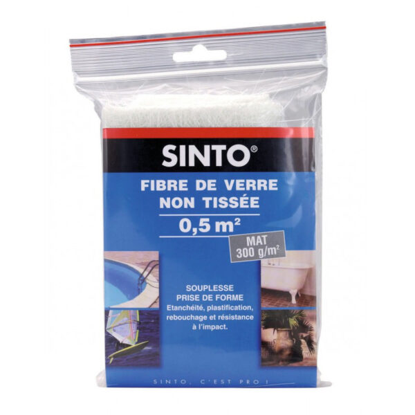 Fibre de verre non tissée