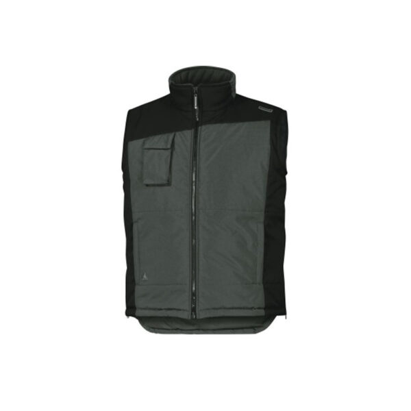 GILET CHAUD POLYESTER PONGEE ENDUIT PVC - DOUBLURE LAINE POLAIRE