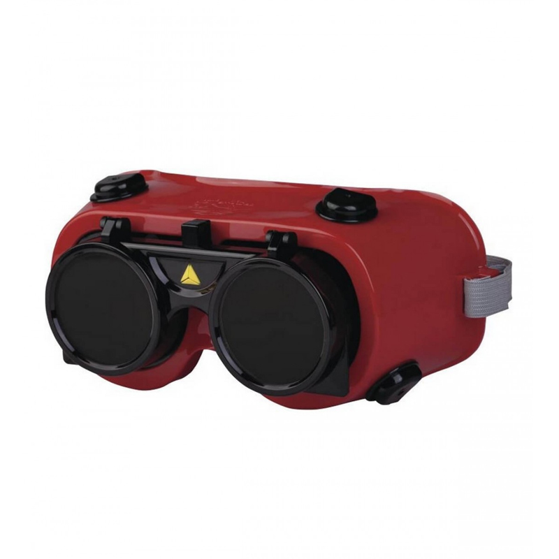 Lunettes masques soudeur écran relevable teinte 5, intérieur incolore