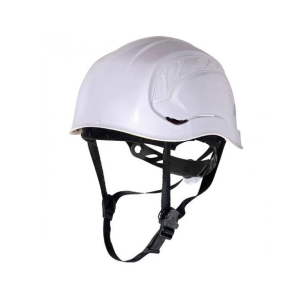 CASQUE DE CHANTIER ABS - STYLE CASQUE DE MONTAGNE AVEC JUGULAIRE 3 POINTS DE FIXATION - SERRAGE ROTOR - ISOLEMENT ÉLECTRIQUE (EN50365)