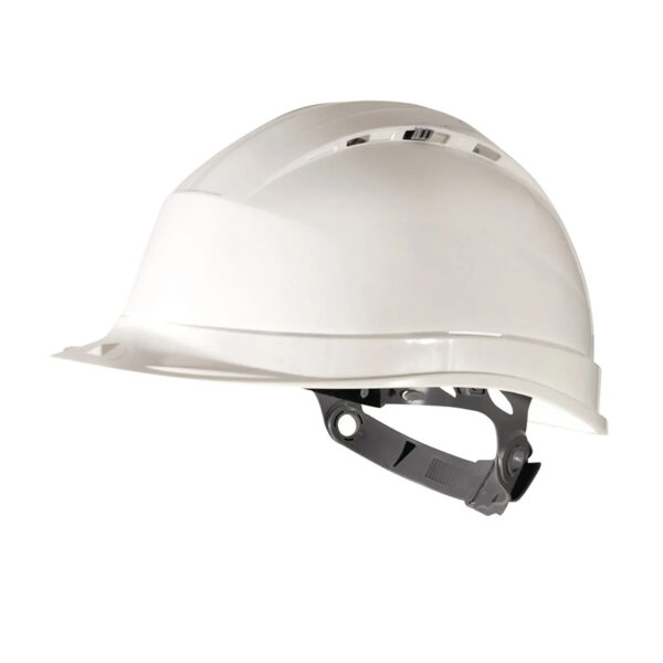 CASQUE DE CHANTIER VENTILÉ POLYPROPYLÈNE - SERRAGE GLISSIÈRE