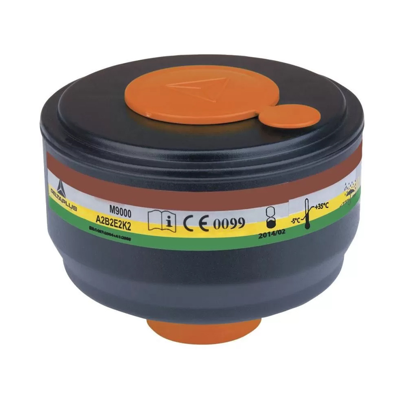 BOITE DE 4 CARTOUCHES FILTRANTES A2B2E2K2 POUR MASQUES COMPLETS M9200 - M9300