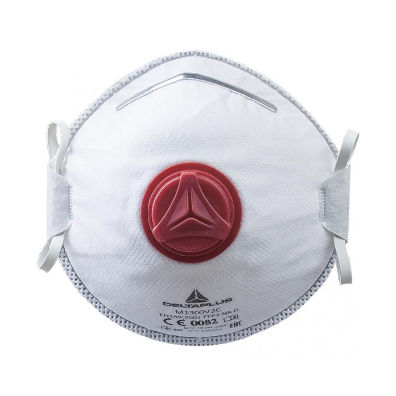 LOT DE 2 PIÈCES FACIALES FFP3 FORMAT COQUE AVEC VALVE - DOLOMITE