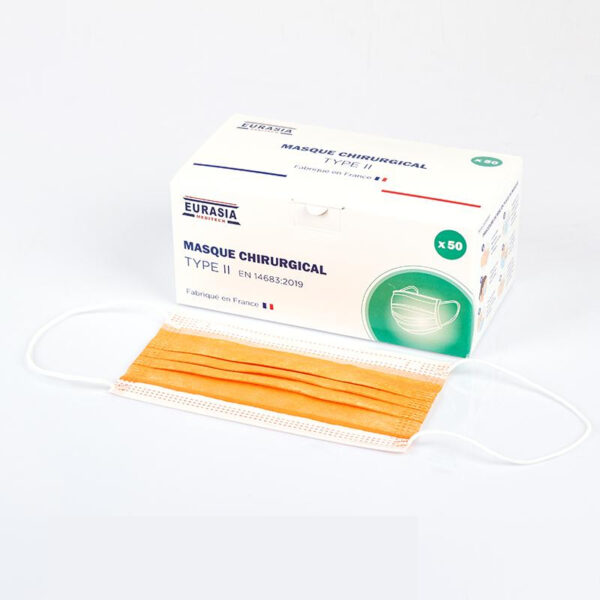 BOITE DE 50 MASQUES MEDICAUX JETABLES TYPE II