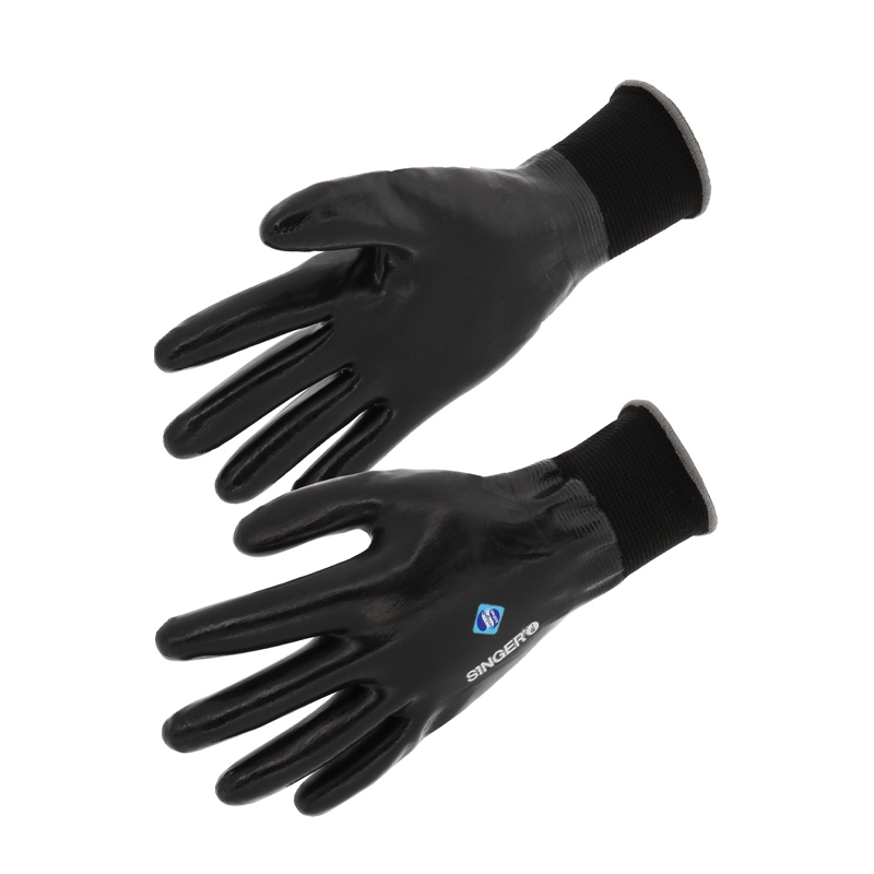 GANT POLYAMIDE - TOUT ENDUIT NITRILLE LISSE - SECONDE ENDUCTION SUR PAUME JAUGE 15