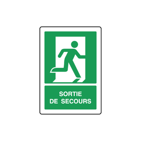 PANNEAU SORTIE DE SECOURS