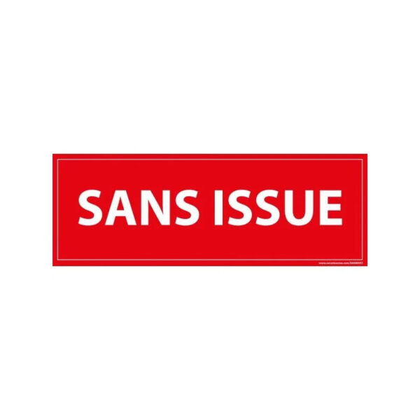 SANS ISSUE VINYLE ADHESIF