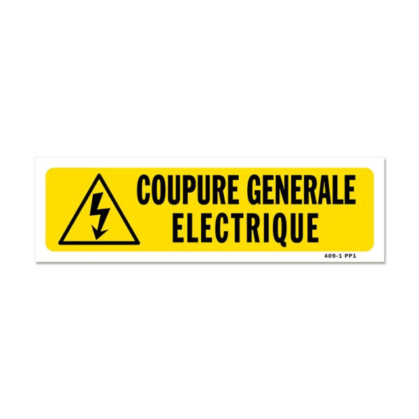 PANNEAU COUPURE GENERALE ELECTRIQUE