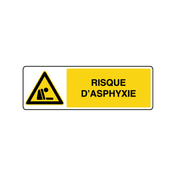 PANNEAU RISQUE D'ASPHYXIE