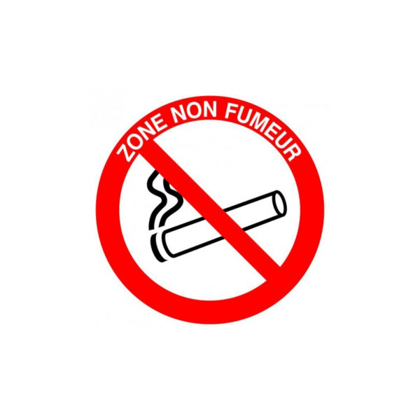 PANNEAU ZONE NON FUMEUR