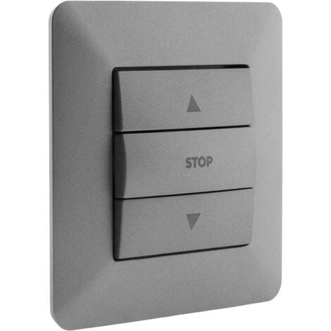 Interrupteur commande volets roulants Titanium - Artezo