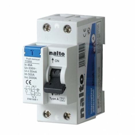 Interrupteur différentiel 63A - 30mA type AC NALTO