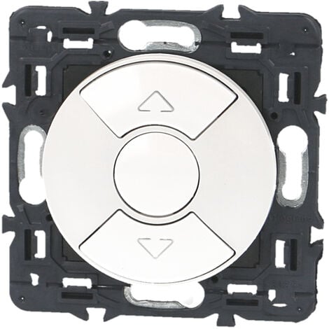 Interrupteur double de volet roulant blanc Legrand Céliane™