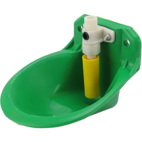 Jeffergarden Abreuvoir automatique Volume d'eau réglable 1L capacité de stockage d'eau bol d'eau en plastique pour bétail pour cochon vache mouton