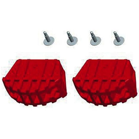 Jeu de 2 sabots patin pour marchepied 55 x 22mm - TUBESCA