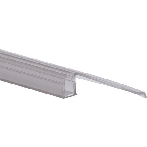 Joint d'étanchéité de douche bas Universel, Schulte, 100 cm recoupable, pour porte coulissante 8 mm, E100058-8-1
