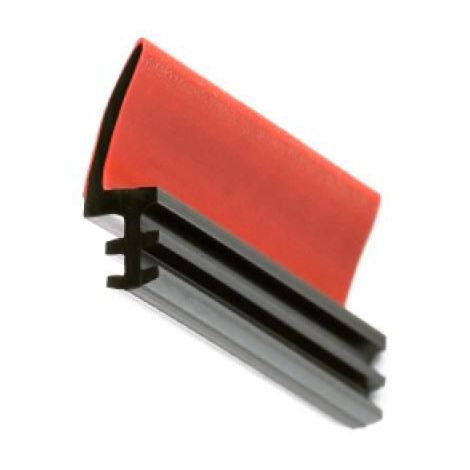 Joint sur dormant en PVC - LD 411 - pour rainure de 4 mm - finition noir - 40 m