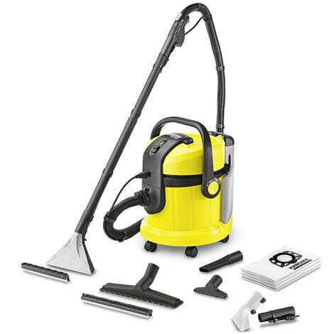 Karcher Aspirateur nettoyeur SE 4001 Plus,  aspirateur 3 en 1 injecteur extracteur, nettoie au cœur des fibres textiles, avec buse d'injection pour fauteuil et siège inclus