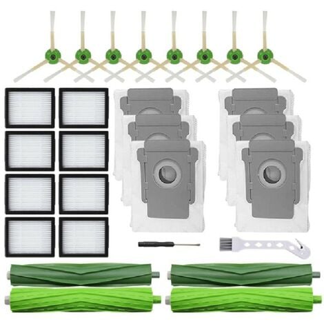 Kit pour Irobot Roomba I7 I7+ I3 I4 I6 I8+ J7+ E5 E6 E7 Robot aspirapolvere